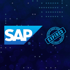 Productos SAP con fin de mantenimiento