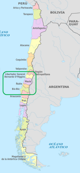 mapa Chile