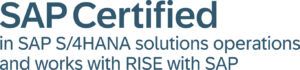 SAP Certified in SAP S/4HANA Solutions Operations and works with RISE with SAP