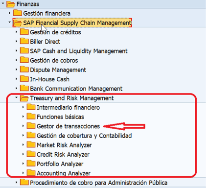 gestor de operaciones incluido en sap financial supply chain management novis