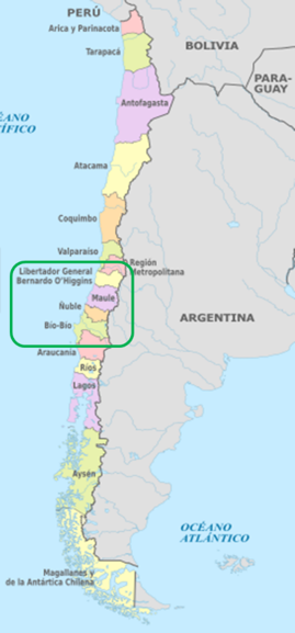 mapa Chile